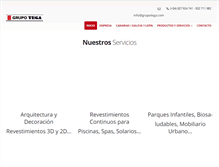 Tablet Screenshot of grupotega.com